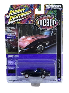 Johnny Lightning Muscle Cars USA 1969 Chevy Corvette 427 Tuxedo Black 1/64