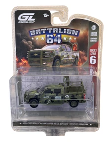Greenlight 2021 Chevy Silverado Trail Boss Z71 - Mexican Military Army 1/64
