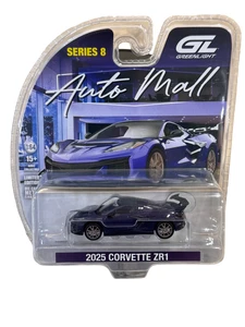 Greenlight Auto Mall Series 8 2025 Corvette ZR1 Convertible Hysteria Purple 1/64