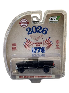 Greenlight Outback Toys Exclusive 1996 GMC Sierra USA 250 Tribute Black 1/64