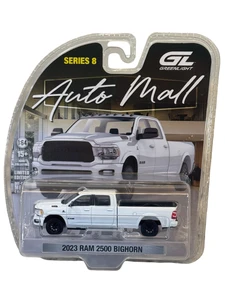 Mini Case of 6 Greenlight Auto Mall Series 8 2023 Ram 2500 Bighorn - White 1/64
