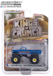 Greenlight Kings of Crunch 1979 Ford F250 West Virginia Mountaineer 1/64 49090-E Greenlight Kings of Crunch 1979 Ford F250 West Virginia Mountaineer 1/64 49090-E