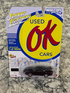 Johnny Lightning Black 1997 Pontiac Firebird T/A WS6 1/64 Johnny Lightning Black 1997 Pontiac Firebird T/A WS6 1/64
