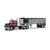 DCP Red/Black Ford LTL 9000 Day Cab with East End Dump Trailer 1/64 FREE SHIPPING
