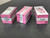 Case of 24 Kaido House x Mini GT Chevrolet Silverado Dually Vintage Spec V2 – Pink with White 1/64  KHMG243 BOX BLEMISH