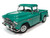 Auto World 1957 Ocean Green Chevrolet 3100 Stepside Pickup Truck 1/18 AW293
