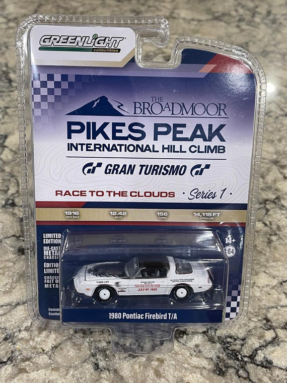 Greenlight Pikes Peak Hill Climb Series 1 1980 Pontiac Firebird T/A 1/64 13330-E