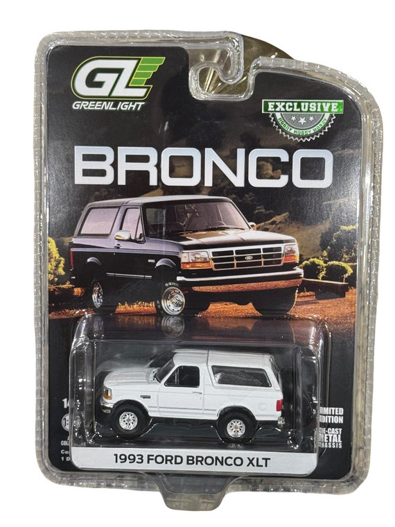 Greenlight 1993 Ford Bronco XLT Oxford White 1/64 30452