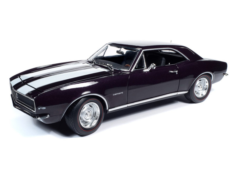 AMERICAN MUSCLE 1967 CHEVROLET CAMARO Z/28 RS MCACN ROYAL PLUM 1/18 AMM1297