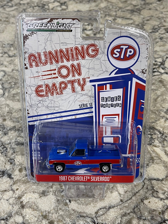 Mini Case of Six (6) Greenlight 1987 STP Chevy Silverado Blown Engine 1/64