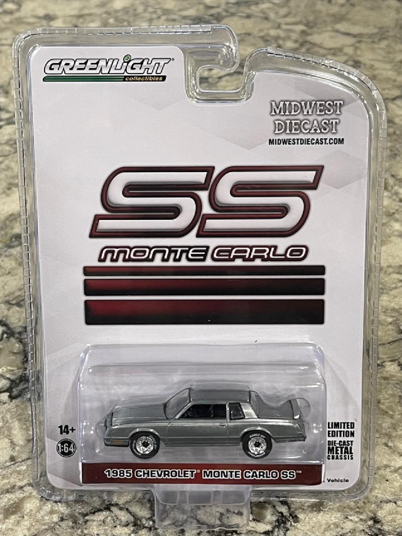 Greenlight 1985 Chevy Monte Carlo SS RAW Green Machine 1/64 Exclusive