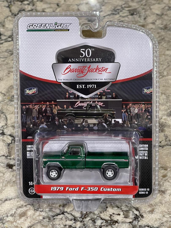 Greenlight Barrett-Jackson Series 13 1979 Ford F-350 Custom Emerald Green 1/64