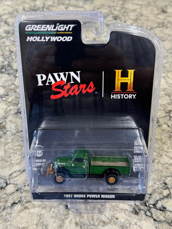 Greenlight Hollywood Series 42 - Pawn Stars- 1947 Dodge Power Wagon 1/64