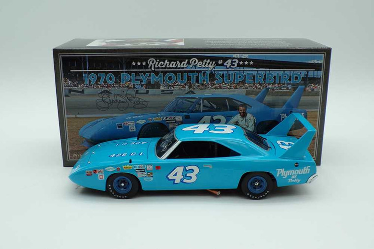 Autographed University of Racing 1970 Richard Petty #43 Plymouth Superbird 1/24