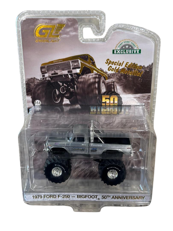 Greenlight RAW CHASE VERSION BIGFOOT 50th Anniversary 1979 Ford F-250 1/64