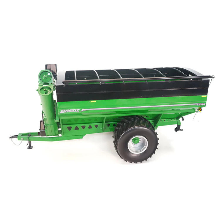 1_PREORDER SpecCast Brent 1398 Grain Cart on Flotation Tires - Green 1/16 UBC 077