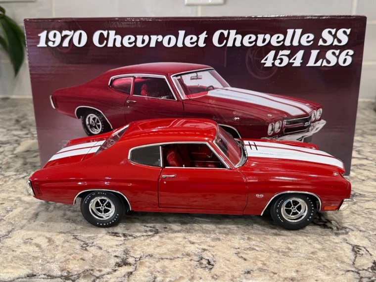 ACME 1970 Chevrolet Chevelle SS 454 LS6 1/18 Cranberry Red 1 of 454