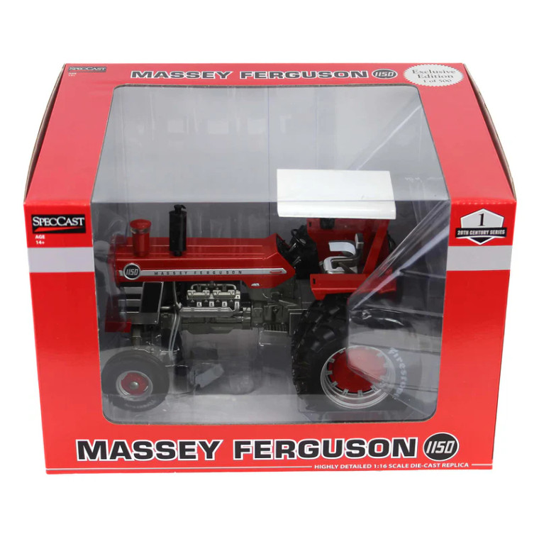 SpecCast Massey Ferguson 1150 Tractor with Firestone Tires, Canopy & Duals 1/16
