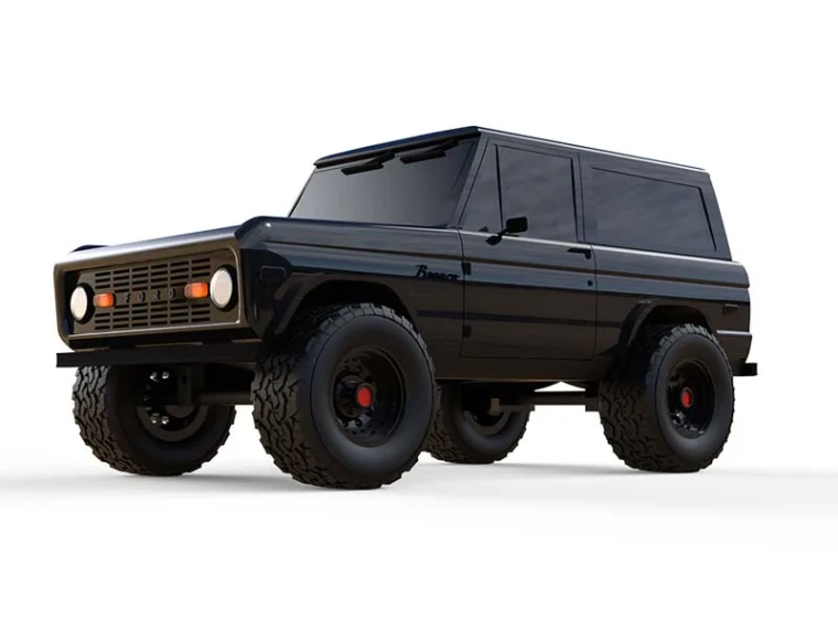 1_PREORDER Greenlight 1977 Ford Bronco - Blackout (Lifted) (Hobby Exclusive) 1/64