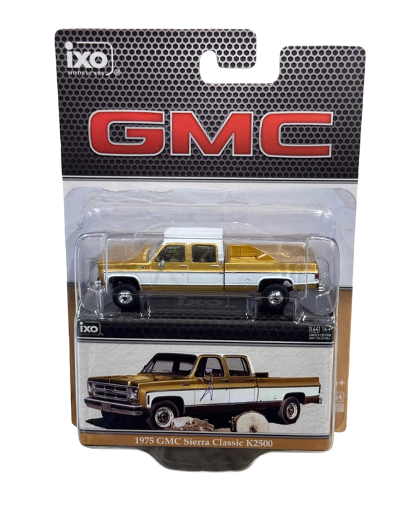 Mini Case of 12 IXO 1975 GMC Sierra Classic K2500- Yuba Gold 1/64 IA64012