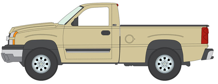 1_PREORDER Auto World 2007 Chevrolet Silverado Cashmere 1/64
