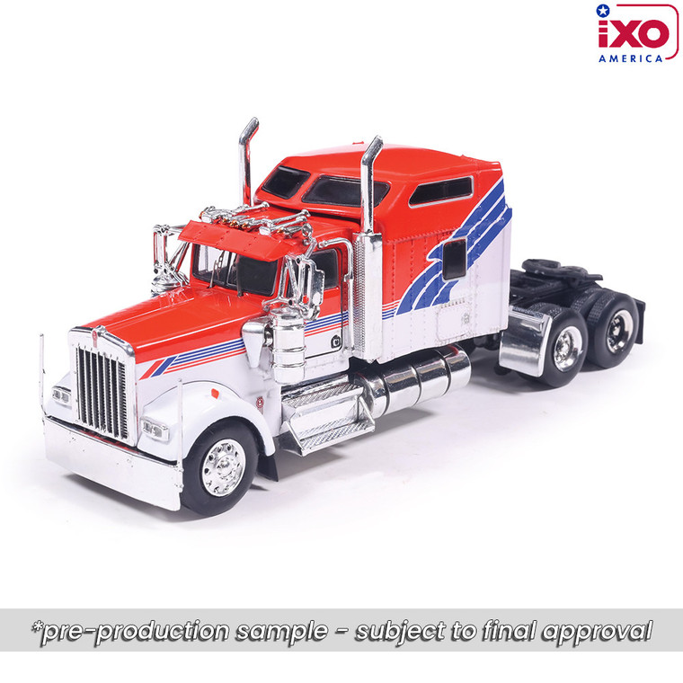 1_PREORDER  IXO 1:64 1994 Kenworth W900 - Red, White, and Blue  U64TR047