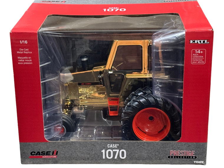 ERTL GOLD CHROME CHASE Prestige Collection CASE 1070 Tan 1/16 44387