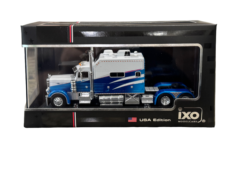 IXO 2002 PETERBILT 379 CUSTOM - BLUE & WHITE 1/64 U64TR010