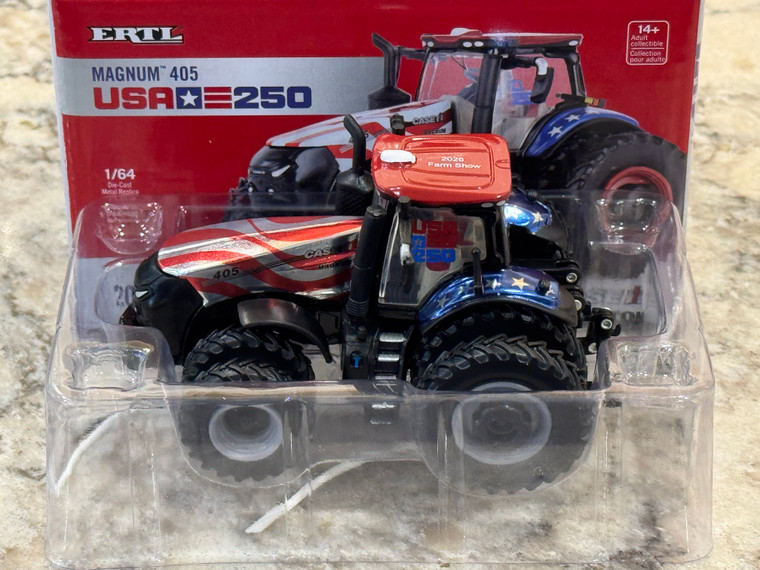 ERTL **CHASE** Case IH Magnum 405 Stars & Stripes 2026 Farm Show 1/64 ZFN44487