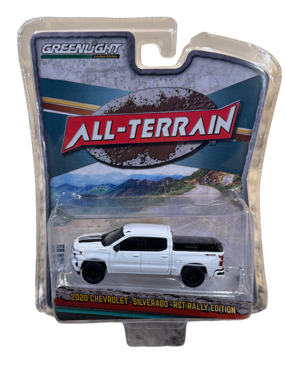 Greenlight 2020 Chevrolet Silverado RST Rally Edition - Summit White 1/64