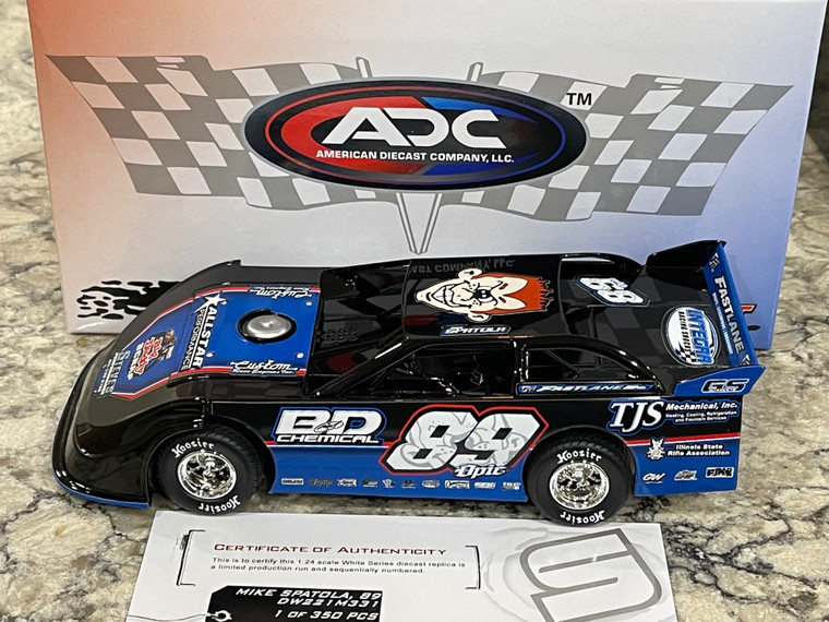 2021 ADC Mike Spatola #89 Dirt Late Model Diecast 1/24 1 of 350