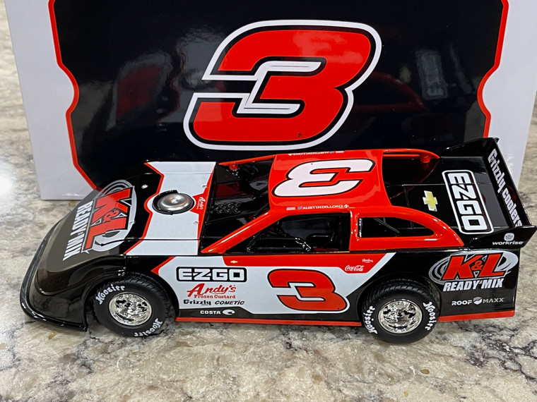 2021 ADC Austin Dillon #3 Dirt Late Model Diecast 1/24 1 of 500