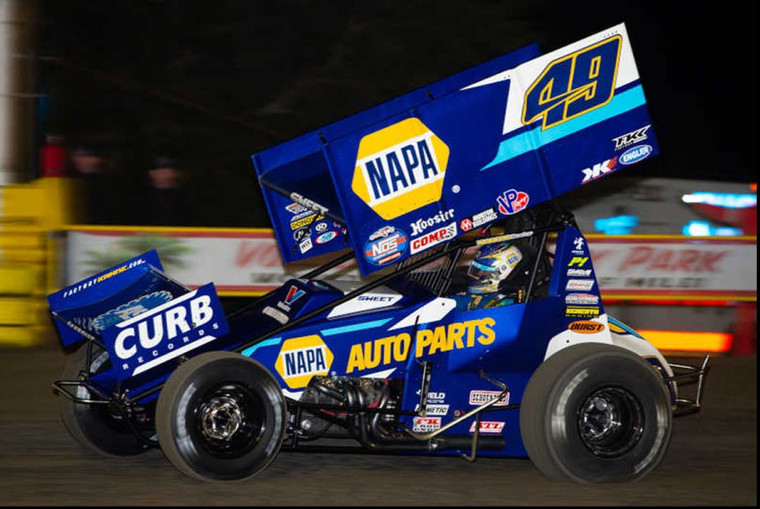 2021 ACME Brad Sweet #49 NAPA Sprint Car 1/18