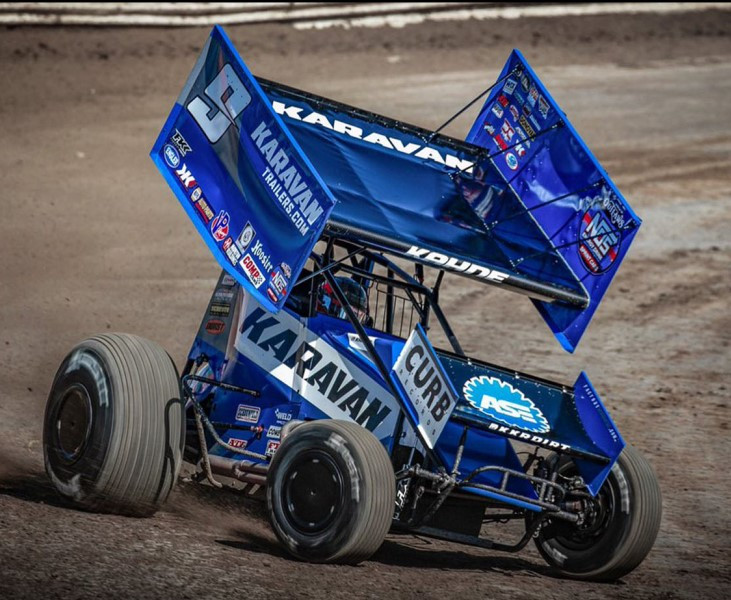2021 ACME Kasey Kahne #9 Karavan Trailers Sprint Car 1/18