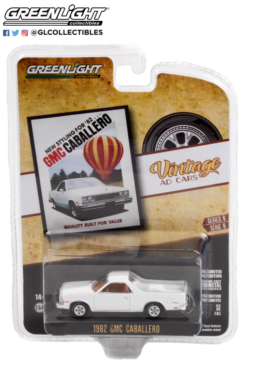 Greenlight 1982 GMC Caballero New Styling For '82 Quality Built For Value 1/64
