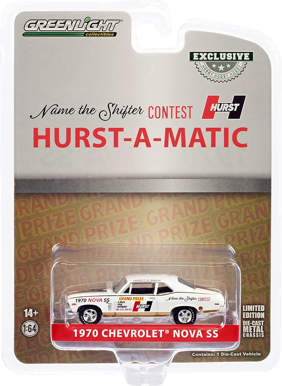 GMP Chevrolet Nova SS HURST A-Matic Racing 1970 1/18 GPM-18982