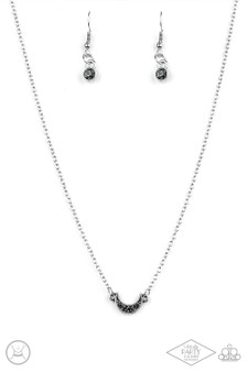 Promise The Moon Silver Paparazzi Necklace