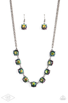 Iridescent Icing Multi Paparazzi Necklace