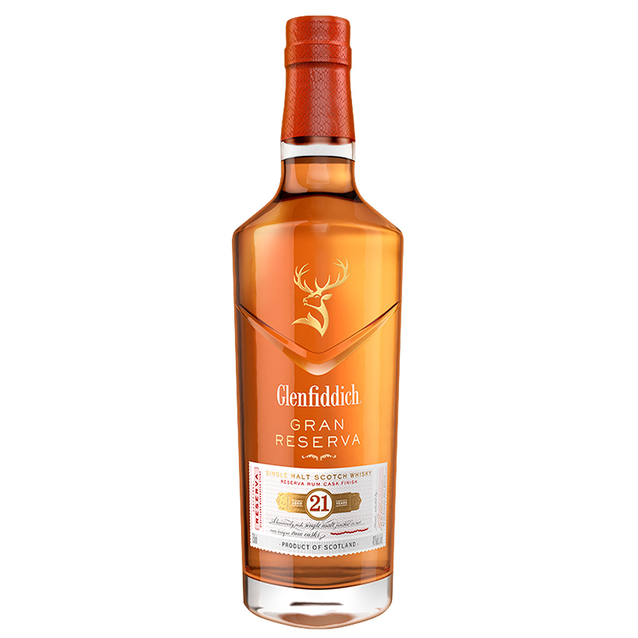 GLENFIDDICH 21 YEARS OLD GRAN RESERVA RUM CASK 70CL