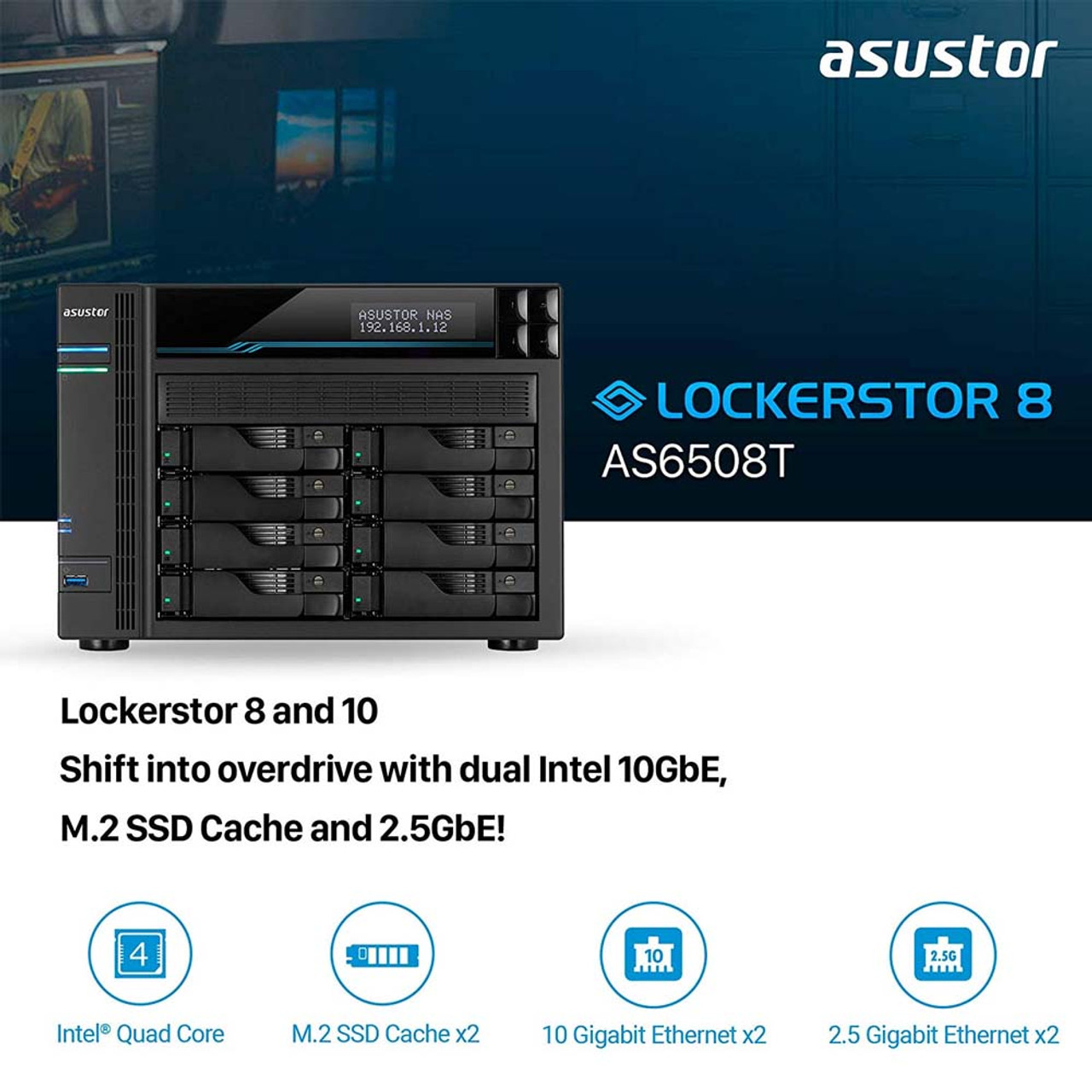 Asustor Lockerstor 8 AS6508T review: A speedy customer