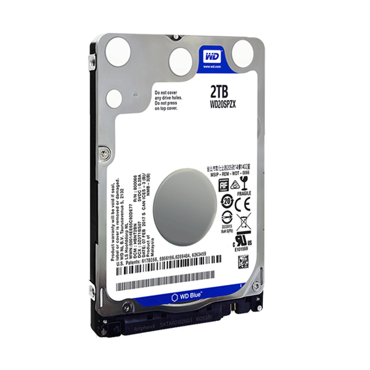 WD WD20SPZX Blue 2TB 5400RPM SATA 6 Gb/s 128 MB 2.5