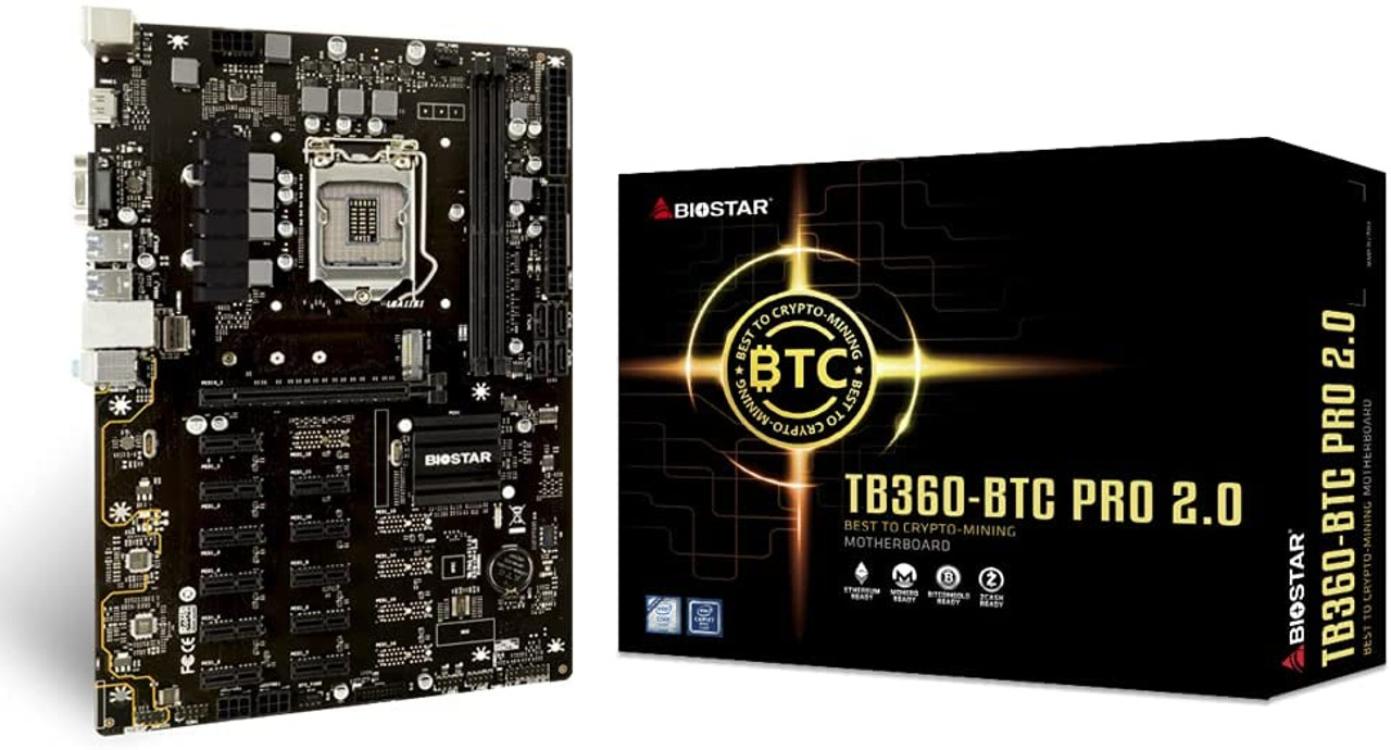 Biostar TB360-BTC PRO 2.0 Ver. 6.x LGA1151 DDR4 Supports DX12/HDCP