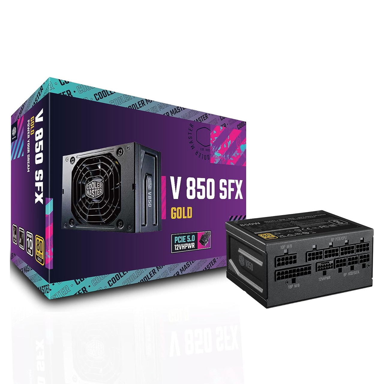 Cooler Master V850 SFX Gold ATX3.0 Full Modular Power Supply, 850W