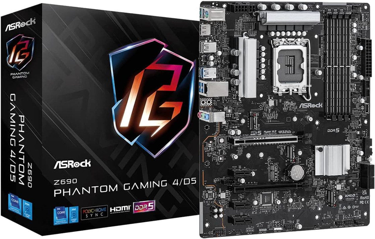 ASRock Z690 PHANTOM GAMING 4/D5 LGA 1700 DDR5 ATX Intel Z690