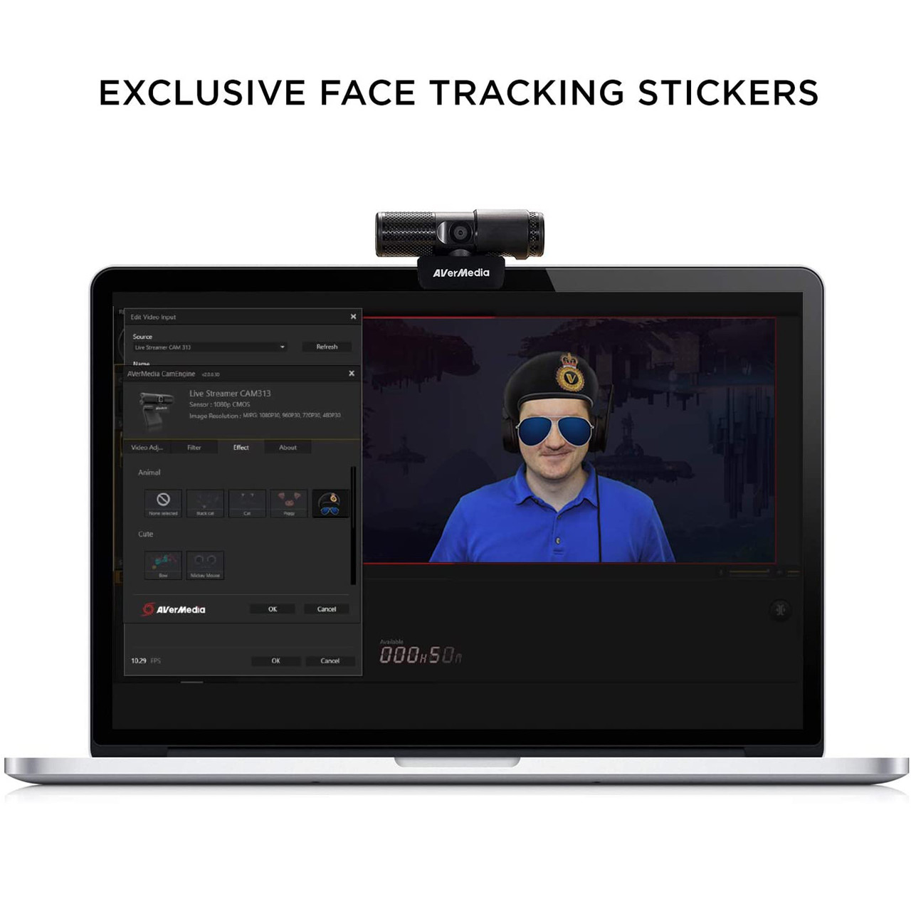 AVerMedia PW313 Live Streamer CAM Full HD 1080P Streaming Webcam ...