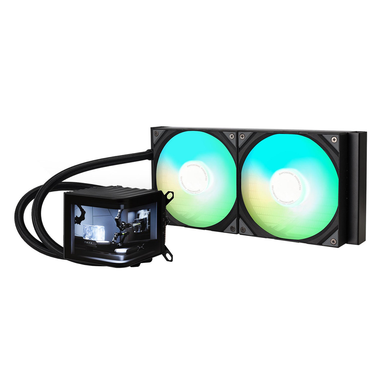 TRYX Panorama 280 Muti-Compatible ARGB Cooler (Black) L-P280A-AS2M-G0K