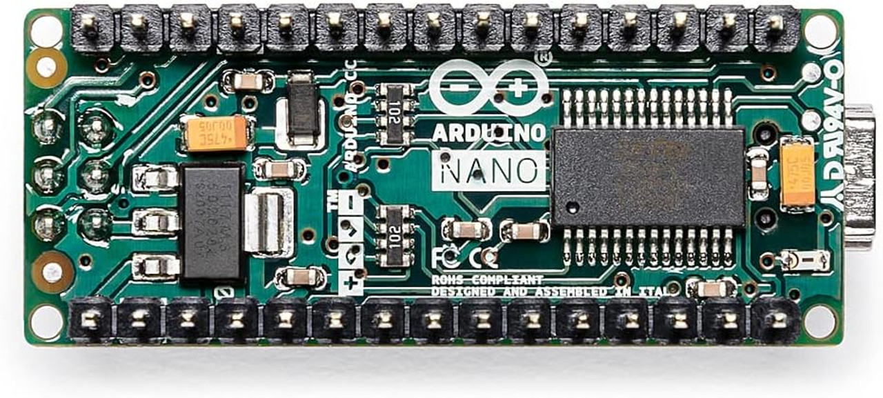 Arduino Nano Microcontroller Board – Compact ATmega328 Mini-B USB A000005