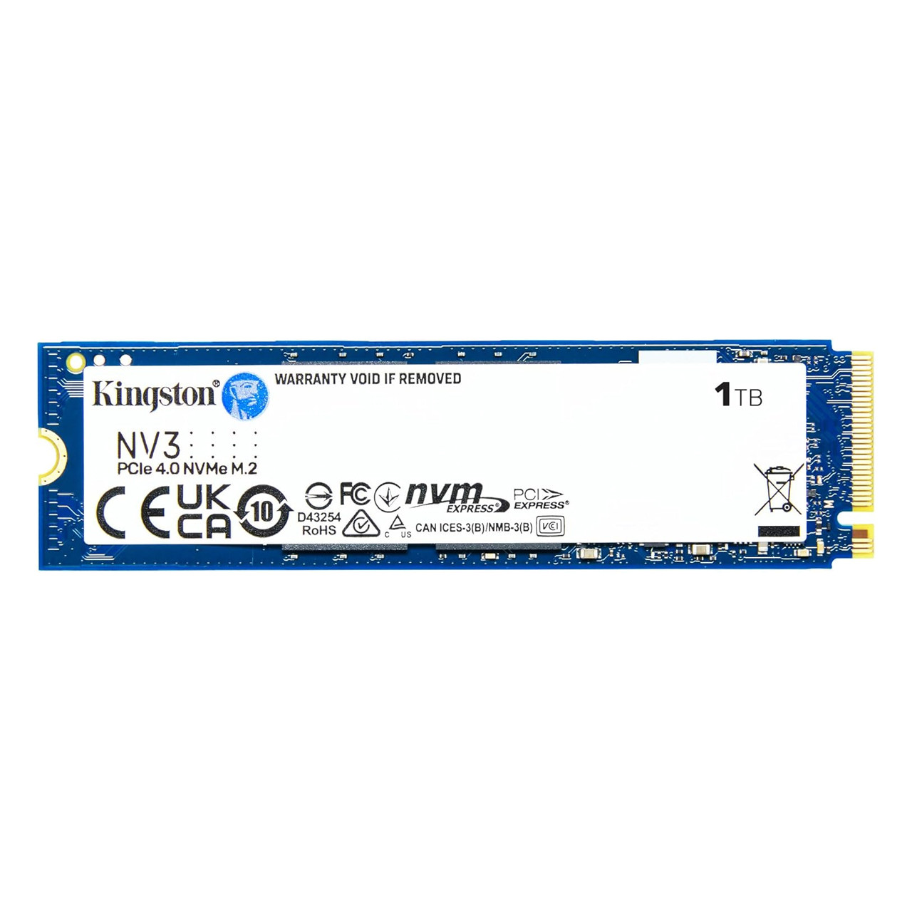 [動作確認済み]kingston M.2 NV3 1TB Kingston NV3 1TB M.2 2280 NVMe SSD | PCIe 4.0 Gen 4x4 | Up to