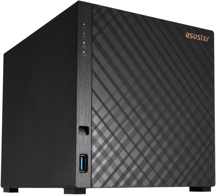 NASサーバー　ASUSTOR　4ベイ　AS1204T　 新品未開封・未使用 Asustor AS1204T Drivestor 4 Gen 2 ,4 Bay NAS, Quad-Core 1.7GHz CPU