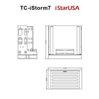 iStarUSA TC-ISTORM7 Internal Mounting Cooling Kit w Removable Filter